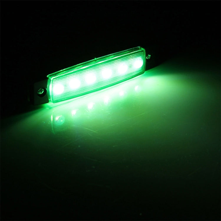 4 PCS 12V 6 SMD Auto Car Bus Truck Wagons External Side Marker Lights LED Trailer Indicator Light Rear Side Lamp(Green) - Clearance Lights by PMC TechLife | Online Shopping South Africa | PMC TechLife | Buy Now Pay Later Mobicred