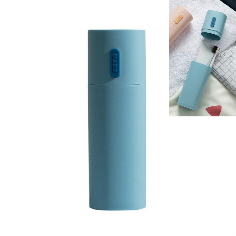 Travel Toothbrush Box Couple Toothpaste Storage Box Mouthwash Cup(Blue) - free shipping - PMC TechLife - Order now!