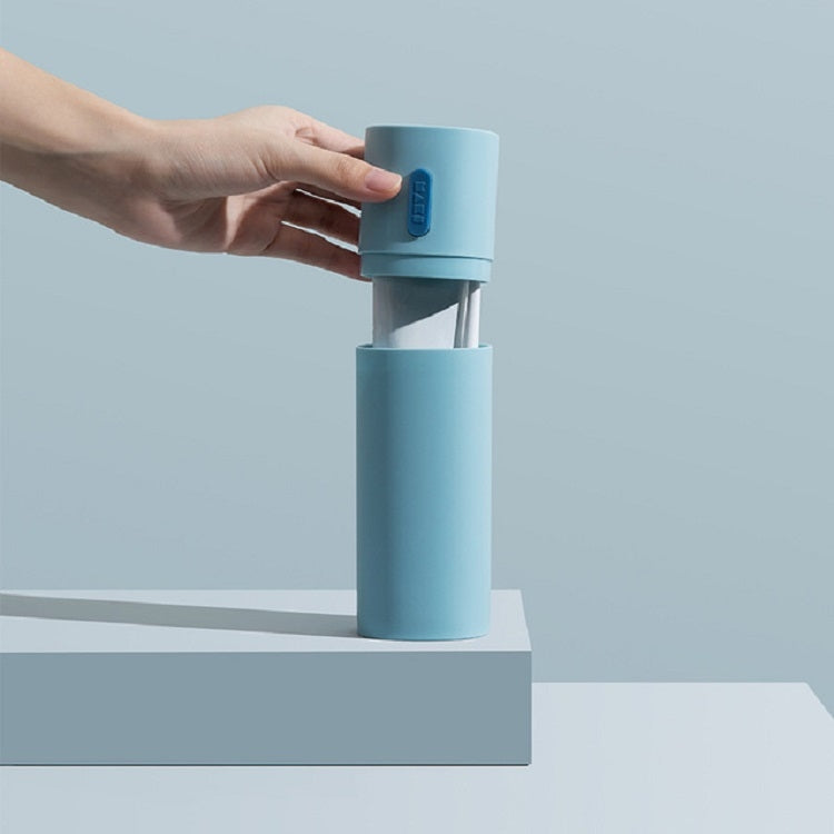 Travel Toothbrush Box Couple Toothpaste Storage Box Mouthwash Cup(Blue) - free shipping - PMC TechLife - Order now!