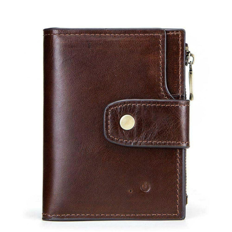 Men Leather Wallet Smart Bluetooth Antimagnetic RFID Anti-Lost Anti-Theft Multi-Function Coin Purse - free shipping - PMC TechLife - Order now!