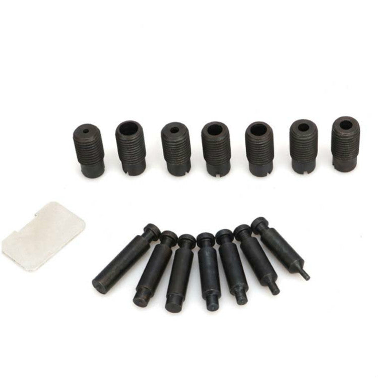 16 in 1 Stainless Steel Copper Aluminum Strip Iron Leather Plastic Manual Punching Pliers Punching Machine Set - Pliers by PMC TechLife | Online Shopping South Africa | PMC TechLife