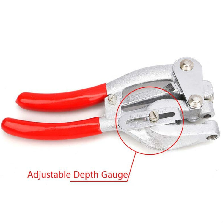 16 in 1 Stainless Steel Copper Aluminum Strip Iron Leather Plastic Manual Punching Pliers Punching Machine Set - Pliers by PMC TechLife | Online Shopping South Africa | PMC TechLife