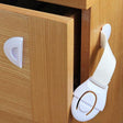 10 PCS Cabinet Door Lock Kids Drawer Locker Security Invisible Locks for Home Storage Child Lock Baby Safety Cabinet Lock - Safety Equipment by PMC TechLife | Online Shopping South Africa | PMC TechLife