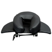Adjustable Headrest Face Pillow Family Massage Beauty Cradle Rest Pad For Desk(Black Color)