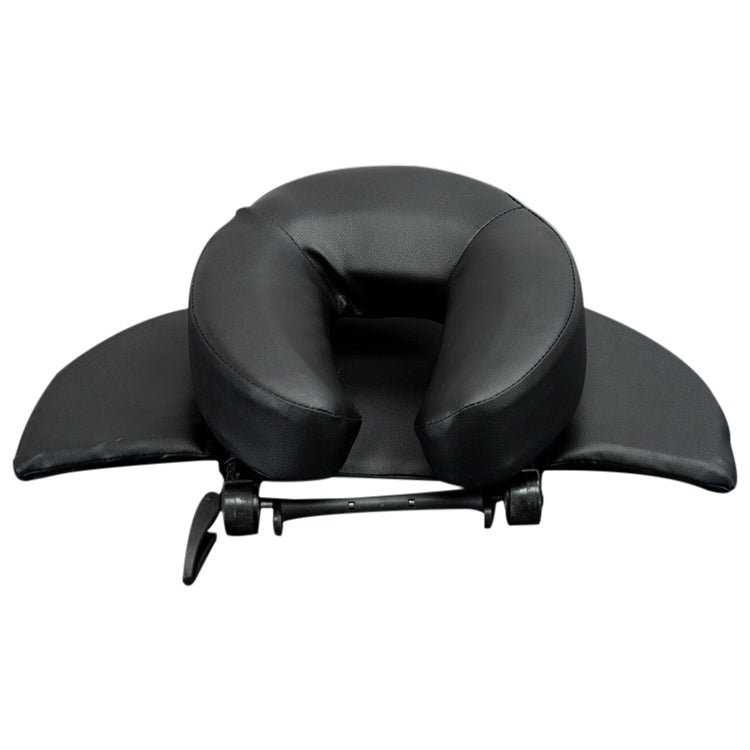 Adjustable Headrest Face Pillow Family Massage Beauty Cradle Rest Pad For Desk(Black Color)