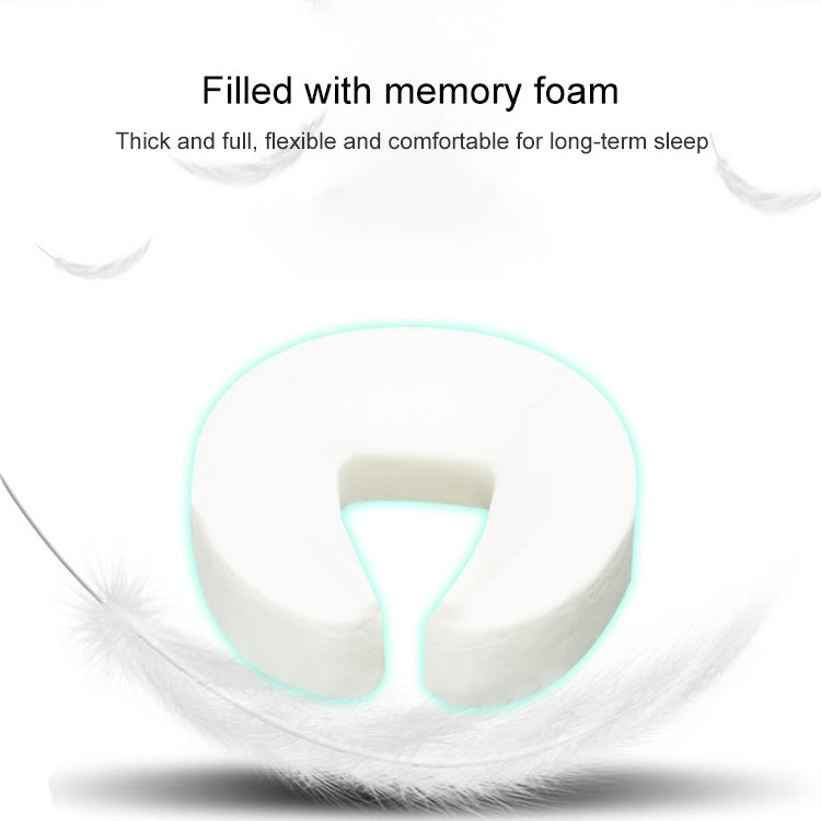 Adjustable Headrest Face Pillow Family Massage Beauty Cradle Rest Pad For Desk(Black Color) - free shipping - PMC TechLife - Order now!