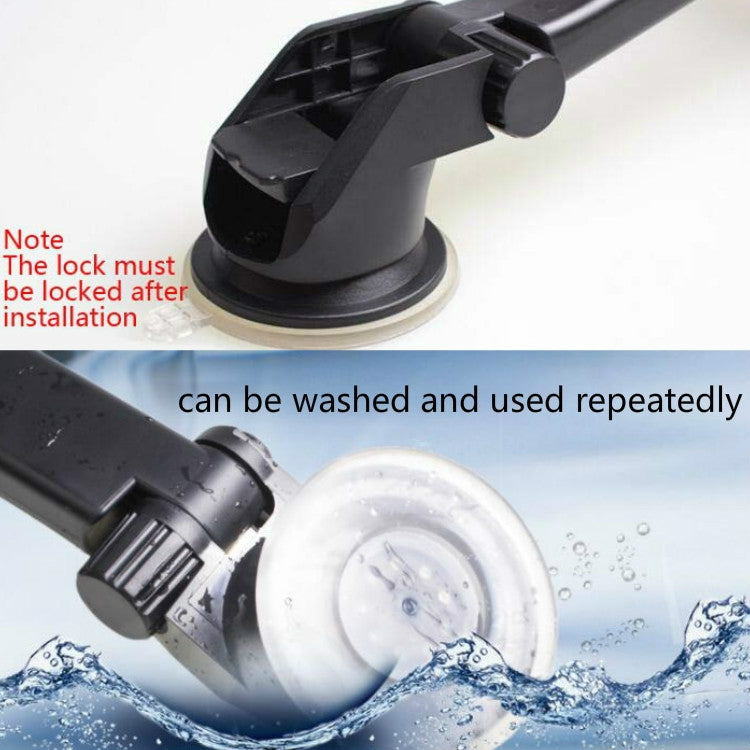 Car Phone Holder Car Air Outlet Mobile Phone Holder Suction Cup Navigation Instrument Panel General, Style:2 in 1(Gray)