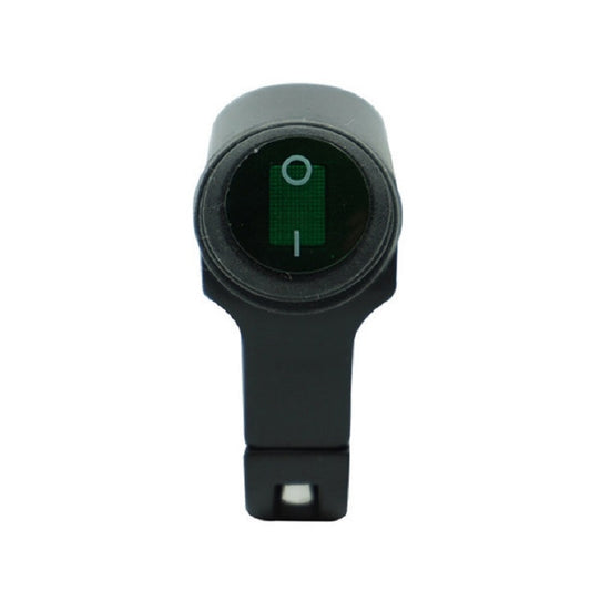 Motorcycle Aluminum Alloy Faucet LED Waterproof Switch Accessories Headlight Switch(Green Light Black) - free shipping - PMC Jewellery - Order now!