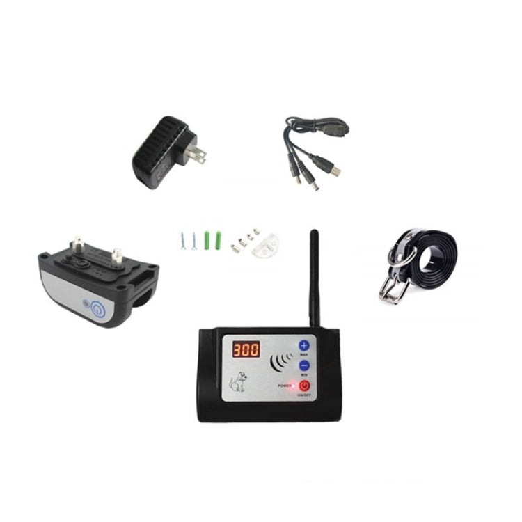 300 Meters Smart Wireless Pet Fence Waterproof Collar with Night Reflective Yarn Protective Fence, Specification:  2 in 1 570G - Training Aids by PMC TechLife | Online Shopping South Africa | PMC TechLife