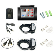 2 In 1 Smart Wireless Water-resistant Fence Remote Dog Trainer with Collar, Style:700G(EU Plug)