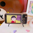 Q02 Retro Desktop Lazy Live TV Phone Holder for 4.7~6.2 inch Display Mobile Phone(Brown) - Desktop Holder by PMC TechLife | Online Shopping South Africa | PMC TechLife