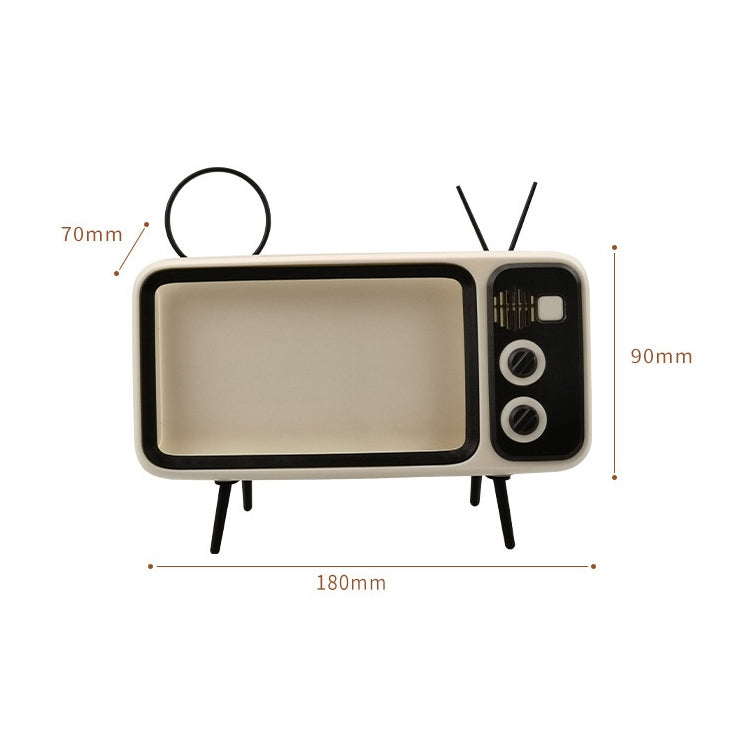 Q02 Retro Desktop Lazy Live TV Phone Holder for 4.7~6.2 inch Display Mobile Phone(Brown)