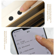 Q02 Retro Desktop Lazy Live TV Phone Holder for 4.7~6.2 inch Display Mobile Phone(Brown)