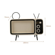Q02 Retro Desktop Lazy Live TV Phone Holder for 4.7~6.2 inch Display Mobile Phone(Orange)