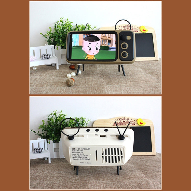 Q02 Retro Desktop Lazy Live TV Phone Holder for 4.7~6.2 inch Display Mobile Phone(Orange)