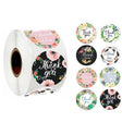 Roll Flower Decoration Thank You Seal Sticker Envelope Decoration Wedding Decoration, Size: 2.5cm/1inch(A-17) - Sticker & Tags by PMC TechLife | Online Shopping South Africa | PMC TechLife