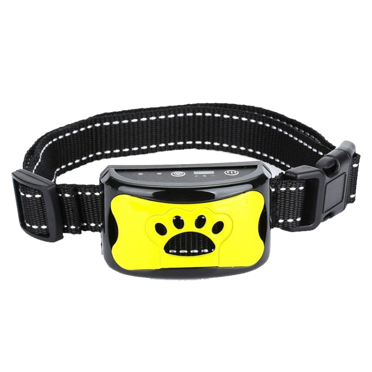 Rechargeable Waterproof Intelligent Identification Automatic Lock Bark Stop(Lemon Yellow) - free shipping - PMC TechLife - Order now!