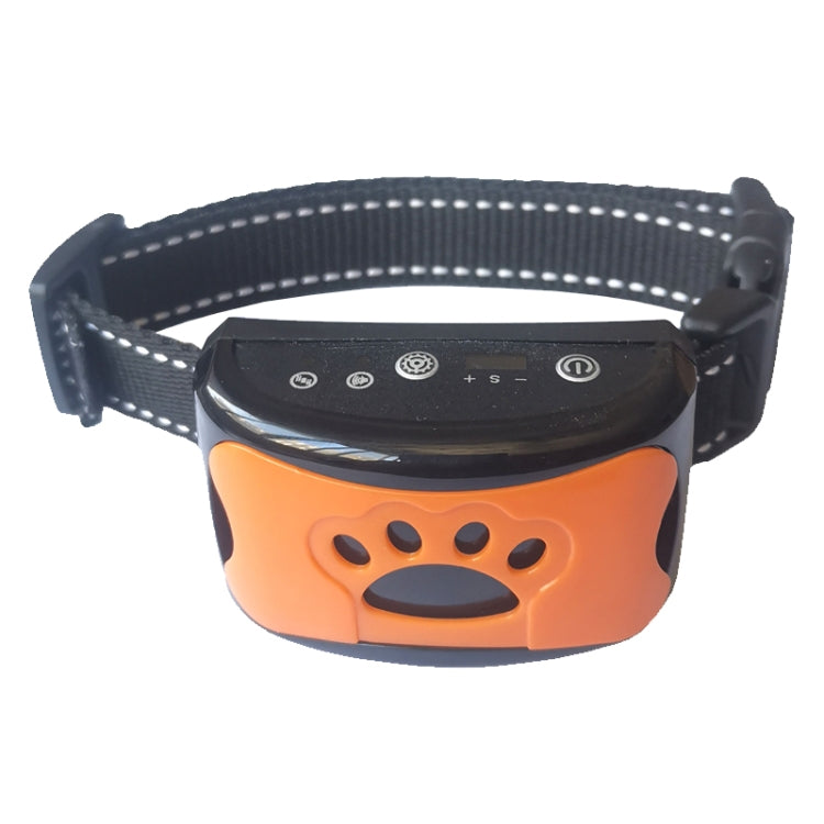 Rechargeable Waterproof Intelligent Identification Automatic Lock Bark Stop(Orange) - Training Aids by PMC TechLife | Online Shopping South Africa | PMC TechLife | Buy Now Pay Later Mobicred