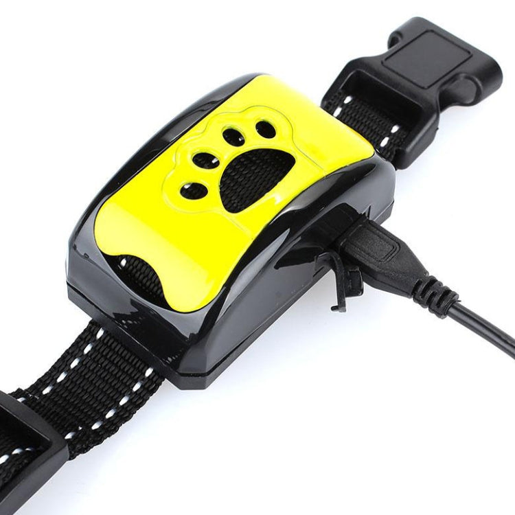 Rechargeable Waterproof Intelligent Identification Automatic Lock Bark Stop(Bright Black) - Training Aids by PMC TechLife | Online Shopping South Africa | PMC TechLife