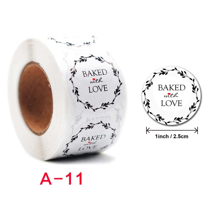 Roll Seal Stickers Thank You  Stickers  Wedding Decoration Stickers Label, Size: 2.5cm/1inch(A-11) - Sticker & Tags by PMC TechLife | Online Shopping South Africa | PMC TechLife
