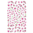 10pcs 3D Adhesive Butterfly Retro Rose Color Nail Art Sticker(F-670) - free shipping - PMC TechLife - Order now!