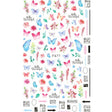 10pcs 3D Adhesive Butterfly Retro Rose Color Nail Art Sticker(F-677) - free shipping - PMC TechLife - Order now!