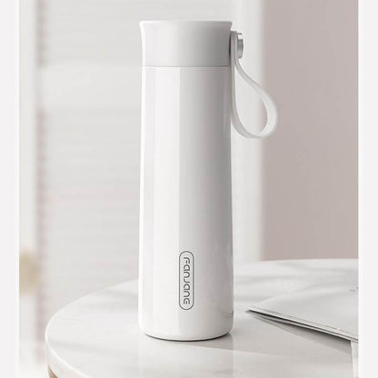 FANJANE Reminder Drinking Smart Thermos Cup(White) - free shipping - PMC Jewellery - Order now!