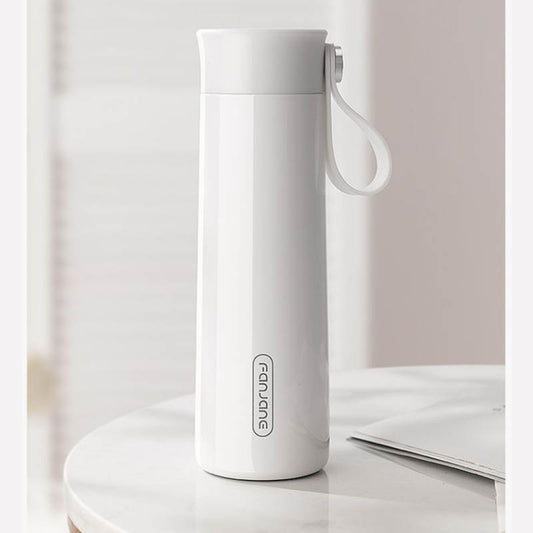 FANJANE Reminder Drinking Smart Thermos Cup(White) - free shipping - PMC Jewellery - Order now!