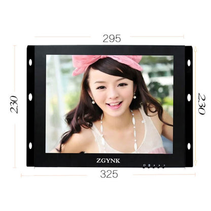 ZGYNK B1042 Portable High-Definition Metal Computer Monitor Display, Size:12 inch VGA AV HDMI BNC - free shipping - PMC Jewellery - Order now!