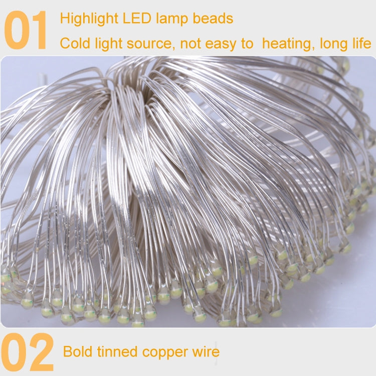 4m 40LEDs Gift Decoration Ribbon Light String LED Copper Wire Ribbon Christmas Tree Top Bowknot Light(Warm White Light) - Decoration Lamps by PMC TechLife | Online Shopping South Africa | PMC TechLife