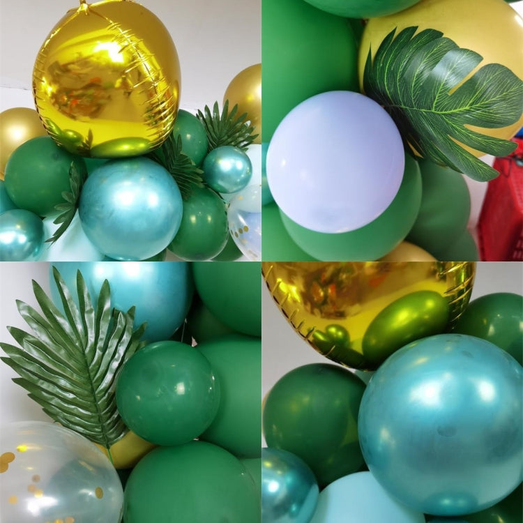 Jungle Theme Party Decoration Balloon Chain Set Teak Blue Dark Green Balloon Party Decoration Props - Balloons by PMC TechLife | Online Shopping South Africa | PMC TechLife