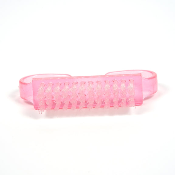10 PCS Cleaning Brush Tools Nail Art Care Manicure Pedicure Remove Dust Small Angle Clean Brushes(Pink)