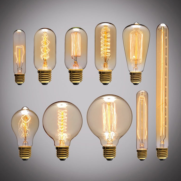 E27 40W Retro Edison Light Bulb Filament Vintage Ampoule Incandescent Bulb, AC 220V(A19 Spirai) - Retro Lights by PMC TechLife | Online Shopping South Africa | PMC TechLife