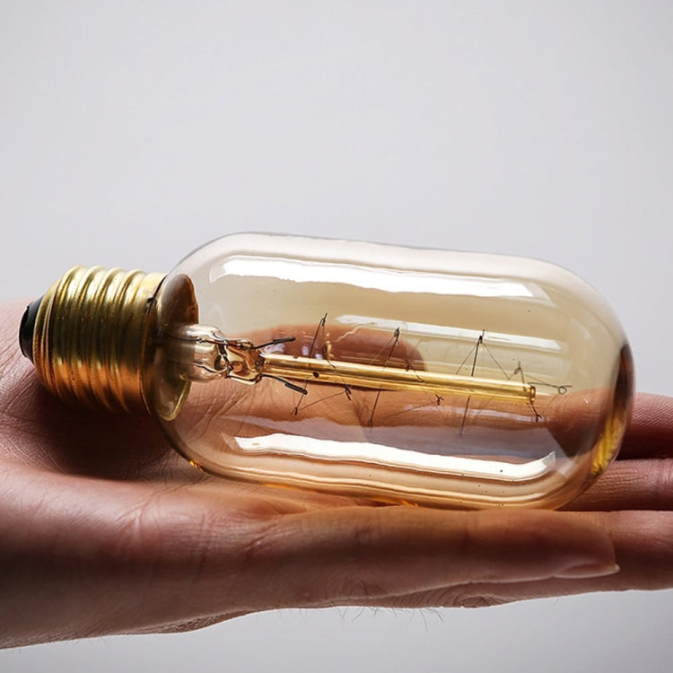 E27 40W Retro Edison Light Bulb Filament Vintage Ampoule Incandescent Bulb, AC 220V(T45 Filament) - Retro Lights by PMC TechLife | Online Shopping South Africa | PMC TechLife