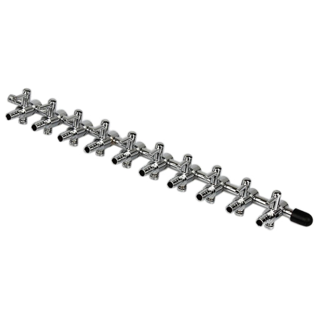 Fish Tank Oxygen Pipe Stainless Steel Distributor Oxygen Regulating Valve, Specification: Ten Heads
