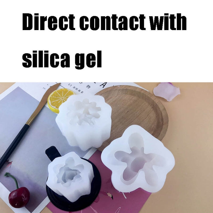 SX-ZW-140 Fleshy Three-Dimensional Candle Silicone Mold DIY Handmade Soap Aromatherapy Epoxy Mold