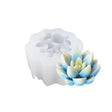 SX-ZW-196 Fleshy Three-Dimensional Candle Silicone Mold DIY Handmade Soap Aromatherapy Epoxy Mold - Candles & Candle Holders by PMC TechLife | Online Shopping South Africa | PMC TechLife