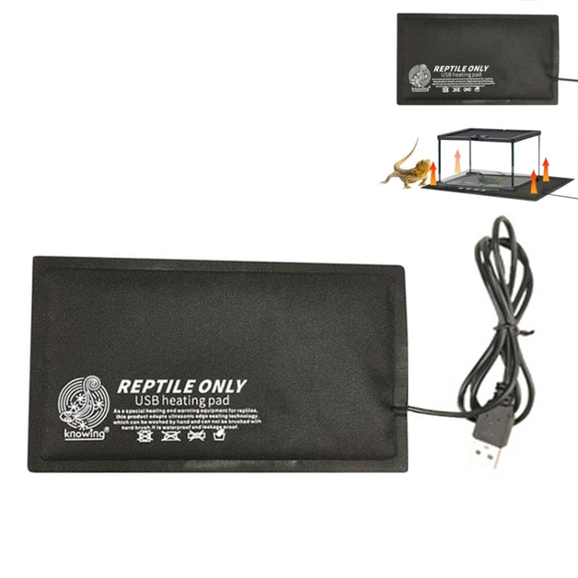 Knowing Climbing Pet Thermostat Time Switch Thermostatic Water-resistant USB Heating Pad, Specification: Without Switch, Size:S