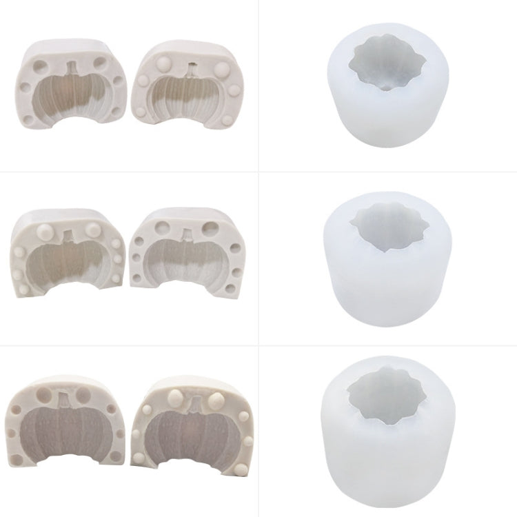 Halloween Three-Dimensional Pumpkin Cake DIY Scented Candle Silicone Mold, Specification: ZW-109 - Food Molds by PMC TechLife | Online Shopping South Africa | PMC TechLife