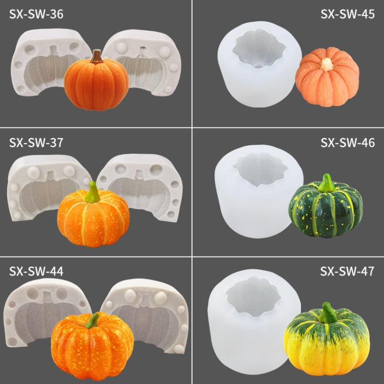 Halloween Three-Dimensional Pumpkin Cake DIY Scented Candle Silicone Mold, Specification: ZW-109 - Food Molds by PMC TechLife | Online Shopping South Africa | PMC TechLife