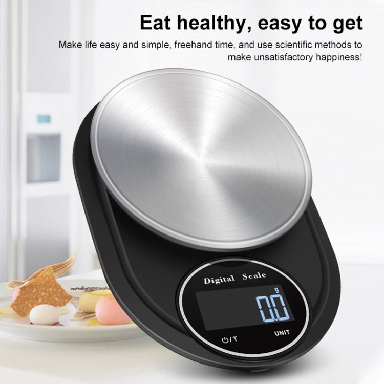 Home Kitchen Electronic Scale High Precision Stainless Steel Jewelry Scale, Style:Hemming, Specification:5kg/0.1g - free shipping - PMC TechLife - Order now!