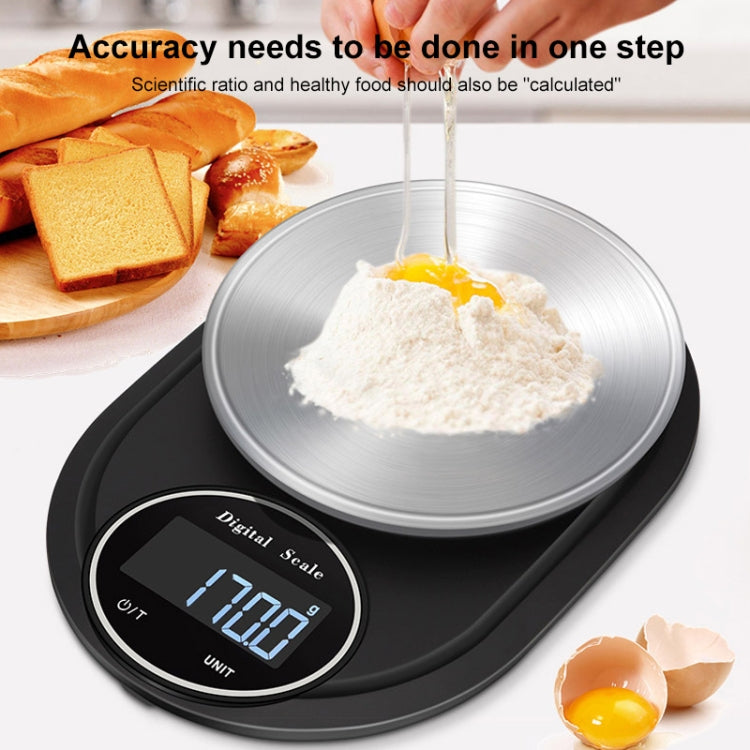 Home Kitchen Electronic Scale High Precision Stainless Steel Jewelry Scale, Style:Hemming, Specification:5kg/0.1g - free shipping - PMC TechLife - Order now!