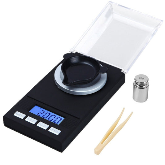 50g/0.001g High-Precision Portable Jewelry Scale  Mini Electronic Scale Precision Carat Electronic Scale - Jewelry Scales by PMC Jewellery | Online Shopping South Africa | PMC Jewellery | Buy Now Pay Later Mobicred