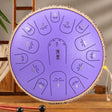15-Tone Ethereal Drum 14-Inch Steel Tongue Drum Hollow Drum Sanskrit Drummer Disc(Purple) - Percussion Instruments by PMC TechLife | Online Shopping South Africa | PMC TechLife