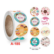 Children Happy Birthday Stickers Decorations Greeting Cards Label, Size: 2.5 cm / 1inch(A-185)
