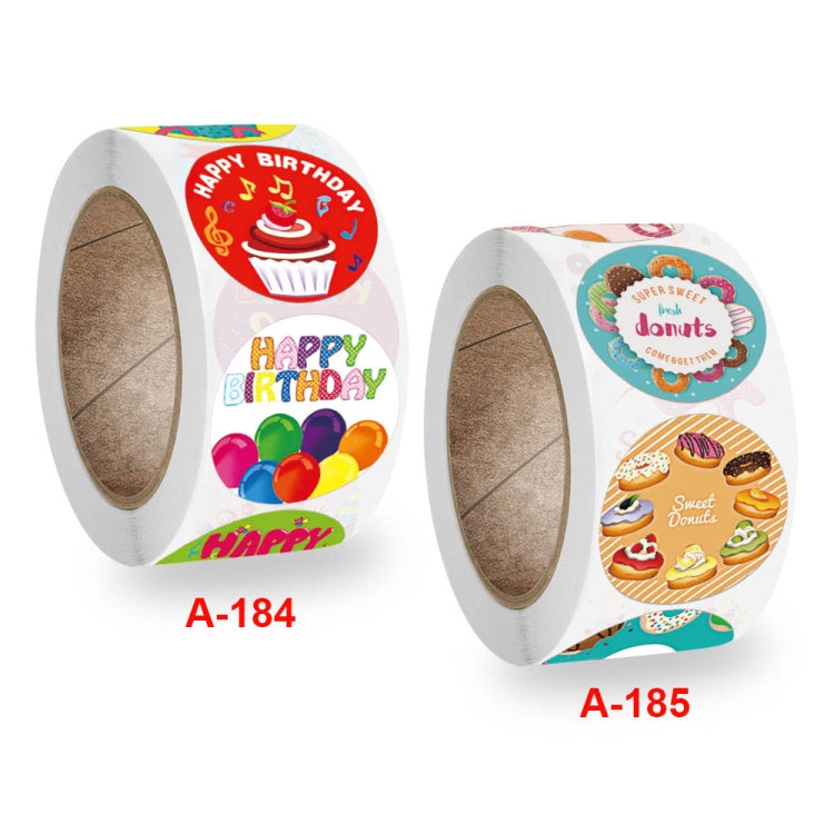 Children Happy Birthday Stickers Decorations Greeting Cards Label, Size: 2.5 cm / 1inch(A-185) - free shipping - PMC TechLife - Order now!