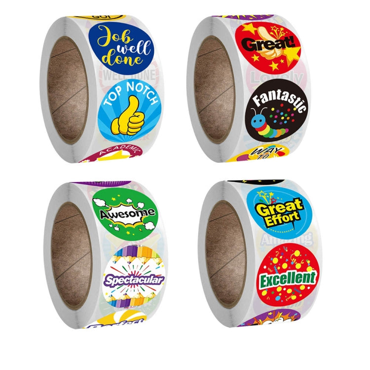 Children Toy Reward Stickers Office Stationery Decoration Label Sealing Sticker, Size: 2.5cm / 1inch(A-114)