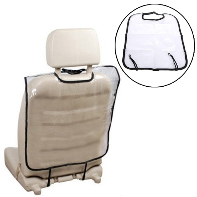 2 PCS Car Seat Back Cover Protector for Kids Kick Mat Car Seat Covers Automobile Kicking Mat(Transparent) - Seat Accessories by PMC TechLife | Online Shopping South Africa | PMC TechLife