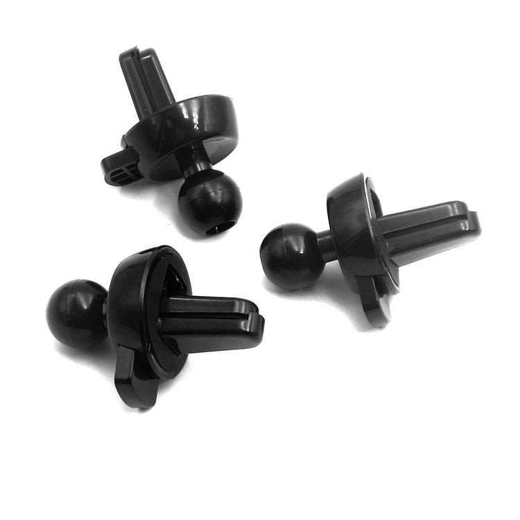 10 PCS Car Air Outlet Clip Accessories Round Olecranon Non-Slip Air Outlet Clip(Black)
