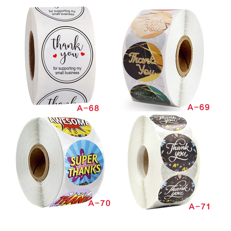 Decorative Sealing Stickers Reward Stickers Handmade Label, Size: 2.5CM / 1INCH(A-68) - Sticker & Tags by PMC TechLife | Online Shopping South Africa | PMC TechLife